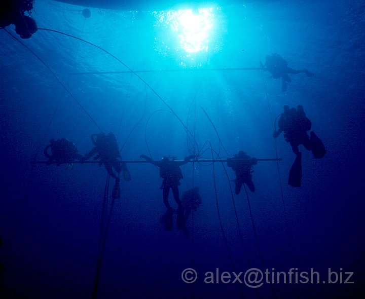 Deco 6.jpg - Hanging around on the deco trapeze